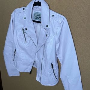 Authentic Pink Leather Jacket